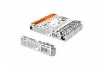 TDM Шина "N" нулевая 6х9мм 8/1 (8 групп/крепеж по центру) никелир. инд. стикер (10!) SQ0801-0336