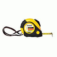 STEKKER Рулетка длина 5м, ширина 19мм, прорезинен.корпус, автостоп MTS-75-R 50202