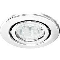 Feron св-к встр. MR16 GU5.3 DL11 круг белый металл 90(59)x27 поворотный 15114