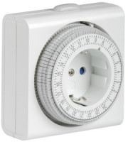 IEK розетка-таймер РТМ-3, дневной, электромех, 15мин/24ч, акк,2000ч, 16А ERT-21-1-16-S-15-0-20-K01