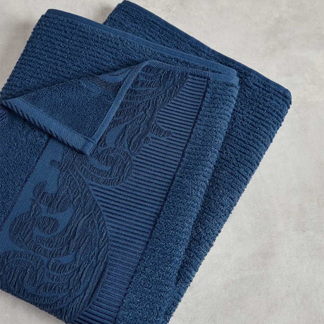 PROVANCE Нэви Полотенце махровое, 100% хлопок, 70х130см, 420гр/м, синий