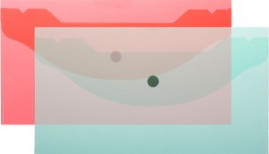 Папка конверт на кнопке А6 135x250мм,Attache 180мкм, ассорти, 10шт.уп 1019526