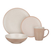 MILLIMI Набор стол.посуды 16пр(тар27см*4, тар20см*4, салатн18см*4, кружка340мл*4), керамика