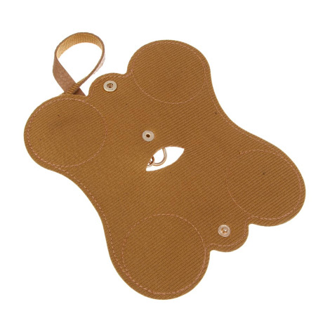 ЮL Футляр для очков на кнопке с подвесом, ПУ, 14,5х8см, 5 цветов