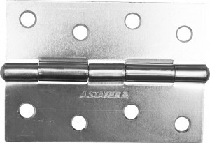 Петля дверная STAYER "MASTER" универсальная, цвет белый цинк, 100мм