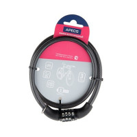 Замок вис PD-82-65см Apecs (велосипедный кодовый)   \20 (100)