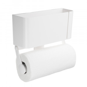 VETTA Полка многофункциональная с держателем для полотенца и мусорных пакетов, 25х22х7,9см