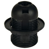 Ecola патрон с кольцом E27 Черный (кратно 10!) AB7SPBEAY