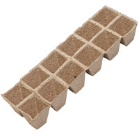 Торфяные горшочки 50*50 квадратный ГС  ц/12шт