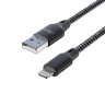 FORZA Кабель для зарядки Футбол iP, 1м, 2А, 2 цвета, пакет