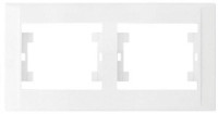 Makel Defne рамка СУ 2 мест. бел. (горизонт.) 42001702 (+)