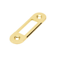Планка ответная 5001-G (золото) универс. (д/замков серии 53,54,55,56)   \50