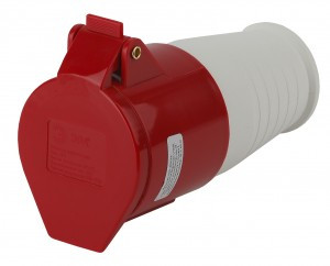 ЭРА силовая розетка CEE (разъем) переносная 224 3P+РЕ 32А 380В IP44 (10/60/1440) 0383