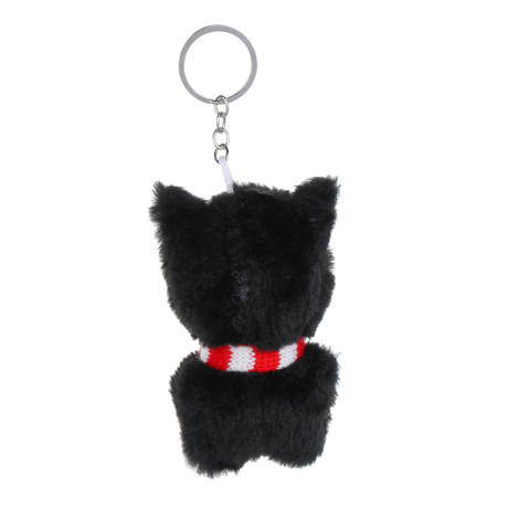 ИГРОЛЕНД Игрушка мягкая "Котик черный" 10 см, на подвесе, полиэстер, 3 вида