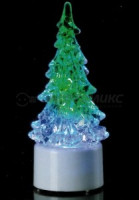 Фигура новогод. &quot;Елочка&quot; 1LED RGB 8,5см (3*LR44 в/к) 501-041 Neon Night