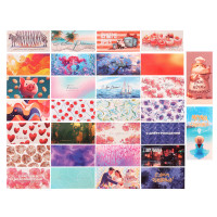 Конверт для денег, 8х16см, в ассортименте