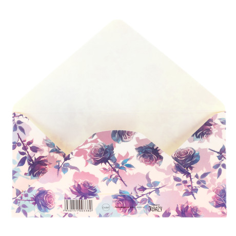 Конверт для денег, 8х16см, в ассортименте