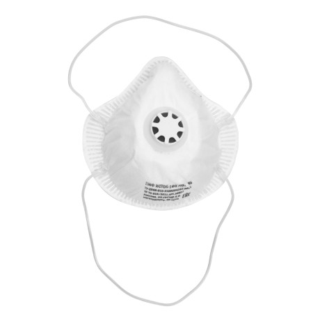 Полумаска фильтрующая формованная, модель "Исток", с клапаном выдоха, FFP2 NR