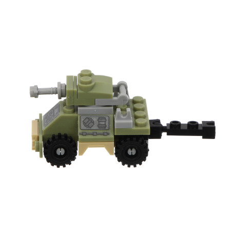 ИГРОЛЕНД Конструктор "Военная техника" 8 в 1, 8х3,5х11 см, ABS, 6 видов