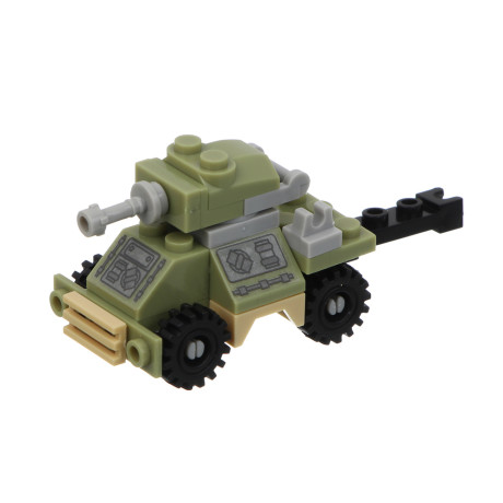ИГРОЛЕНД Конструктор "Военная техника" 8 в 1, 8х3,5х11 см, ABS, 6 видов