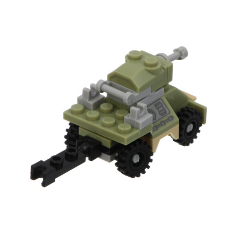 ИГРОЛЕНД Конструктор "Военная техника" 8 в 1, 8х3,5х11 см, ABS, 6 видов