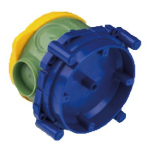 Bylectrica кор. уст. для заливки в бетон, монолит. (монт. основание) 82,5х82,5х63мм К-417