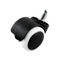 Колесо со штырём 11мм для компьютерных кресел Ø 50мм с прорезиненным роликом