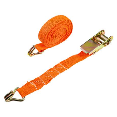 ЕРМАК / NG Стяжка груза с храповиком 110мм, 4м, шир.ленты 25мм, 500/900кг, блистер