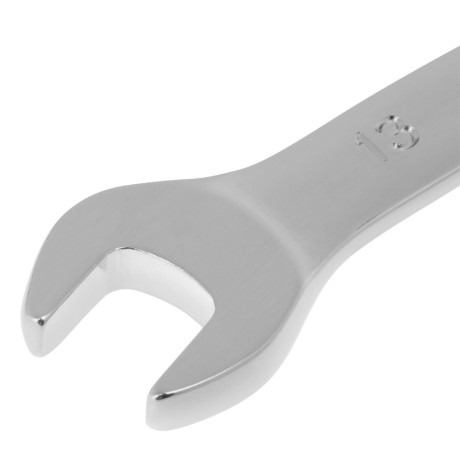 Ключ комбинированный трещоточный, 13 мм, CrV, зеркальный хром Matrix Professional