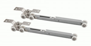 Комплект роликов для раздвижных дверей с двумя доводчиками РЕНЦ INDR 05 double soft