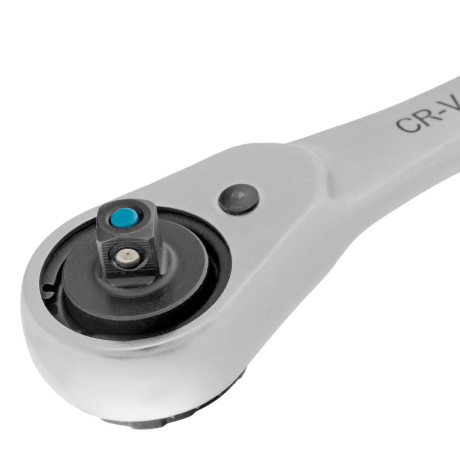 Набор торцевых головок, трещотка 120 зубьев, 1/4", CrV, 12 предметов Gross