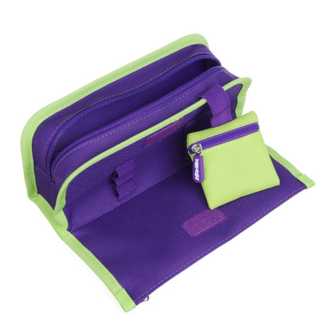 BY Русские Супергерои Пенал прямоуг., 21,5х10х5см, 1отд., 2карм., кошелек, откидная планка, "Конек"