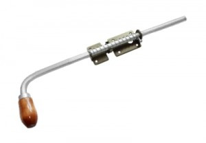 Засов Домарт с пружиной 500мм бронза антик d-16мм5)