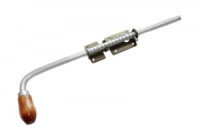 Засов Домарт с пружиной 500мм бронза антик d-16мм5)