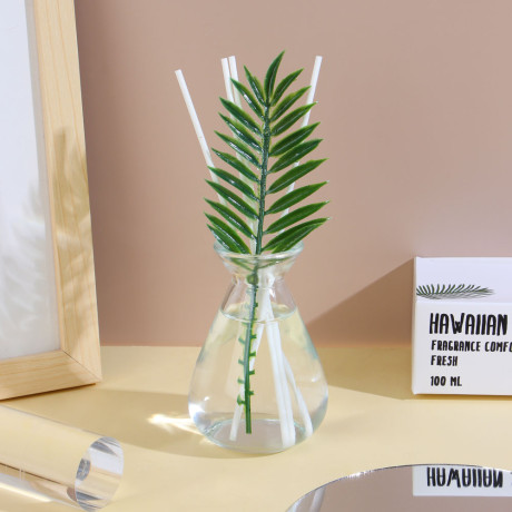 LADECOR Аромадиффузор 100 мл, в декор флаконе с декором (Sage&Sea/ Hawaiian surf/Tropical paradise)