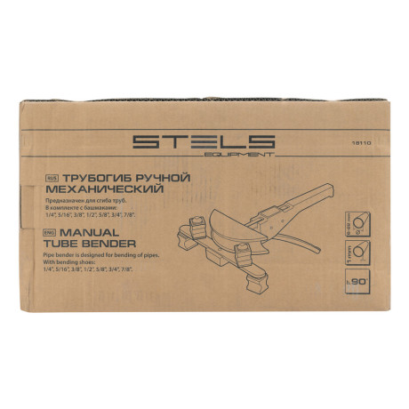 Трубогиб арбалетный, башмаки 1/4"-7/8", в пластиковом кейсе STELS