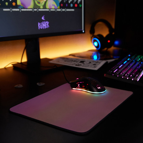 BY Игровой коврик "Polymer" 350х250х4мм, прорезиненный с PVC покрытием, переливающийся