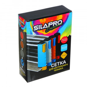 SILAPRO Сетка для настольного тенниса портативная, 19х175см, пластик, нейлон
