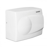 Сушилка д/рук SONNEN HD-298, 1500 Вт, время сушки 30 секунд, метал. белая, 604193