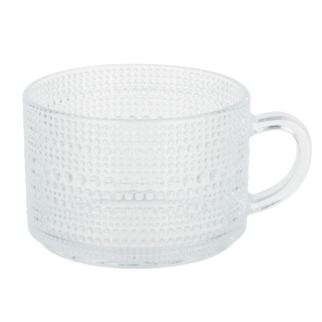 MILLIMI Кружка с рельефным узором, 380мл, стекло