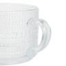 MILLIMI Кружка с рельефным узором, 380мл, стекло