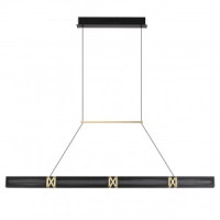 ODEON LIGHT 7083/20L L-VISION ODL25 281 св-к подвес. черн./зол./акрил IP20 LED 20W 3000K 220V MESH