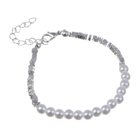 Браслет, бижутерия, сплав, пластик, БЖ-39