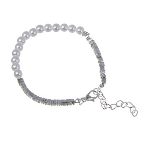 Браслет, бижутерия, сплав, пластик, БЖ-39