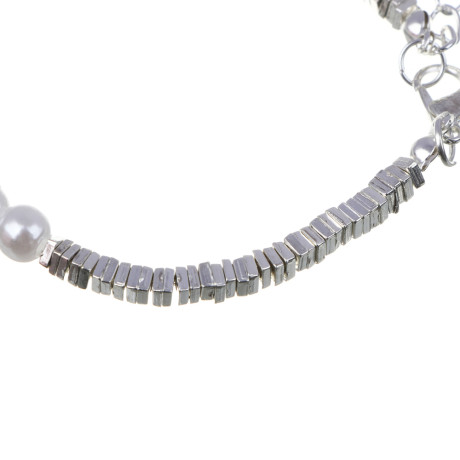 Браслет, бижутерия, сплав, пластик, БЖ-39