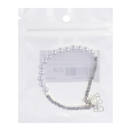 Браслет, бижутерия, сплав, пластик, БЖ-39