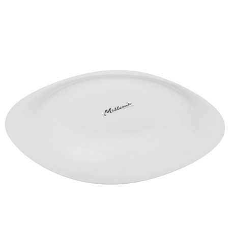 MILLIMI Маки Тарелка десертная, опаловое стекло, 21.5см, квадратная форма
