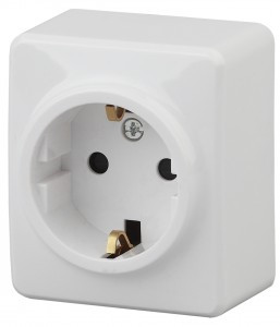 ЭРА Эксперт роз. ОУ 1 мест. 16А бел. (земля) 2P+E Schuko 11-2203-01 (1/16/160)