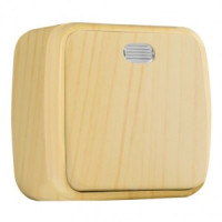 EKF Минск выкл. ОУ 1 кл. 10А светлое дерево (сосна) (инд) EGV10-121-30