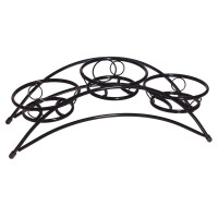 Подставка д/цветов &quot;Мостик 3&quot; d=130мм Черная/Бронза Тверь